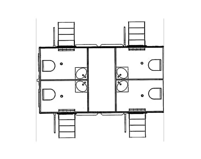トレーラー平面図